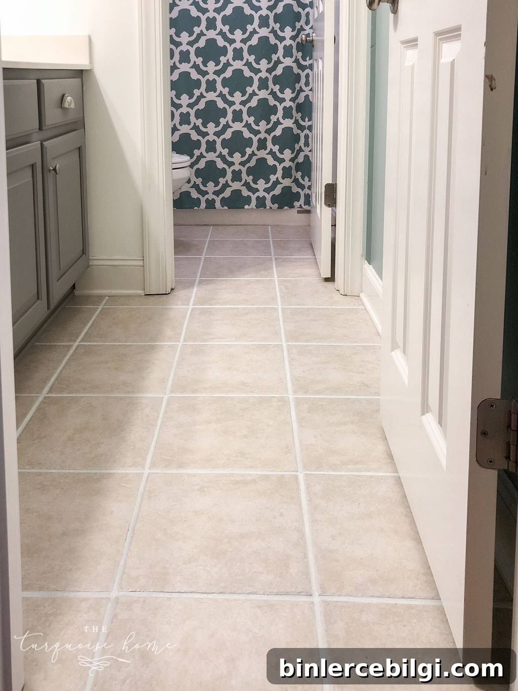 How to use grout paint and make grout white again! Beautiful after effect with just a couple hours!