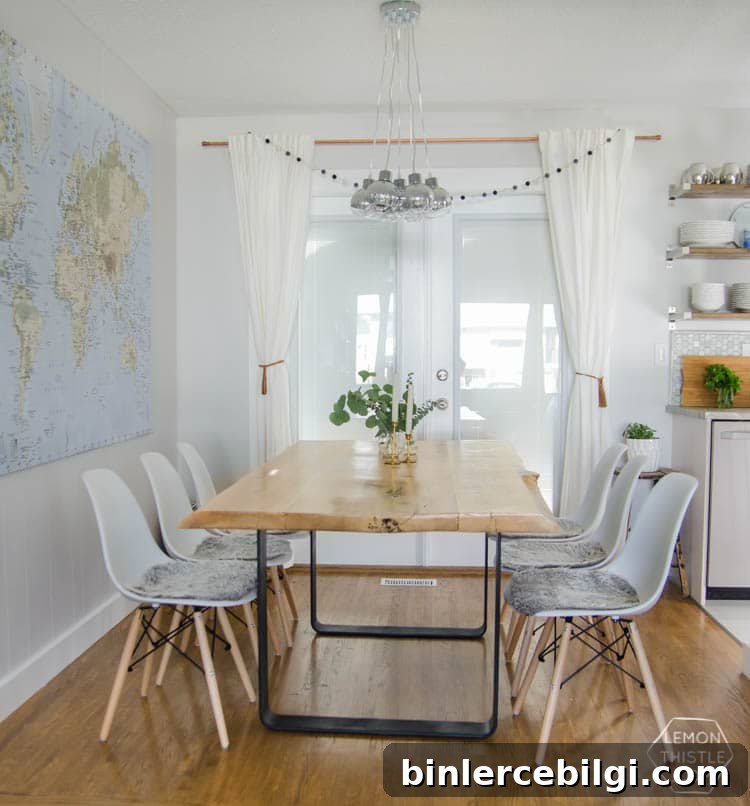 diy dining table with metal base