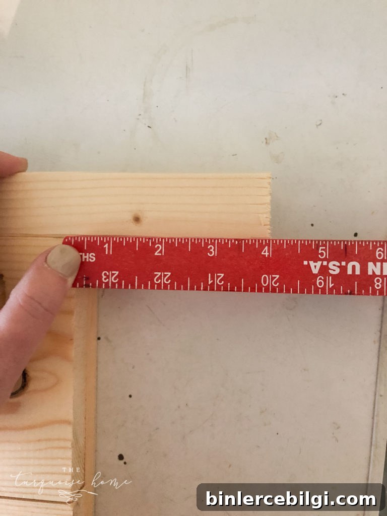 Attach side panel to legs with pocket hole screws