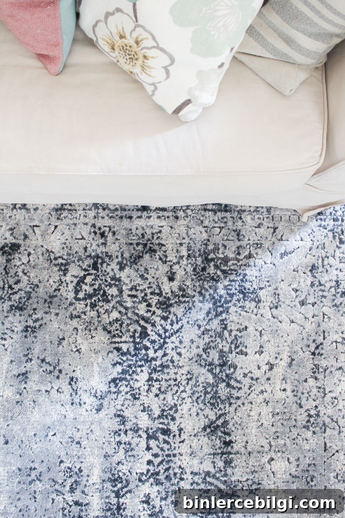 Splurge or Save: Where to Invest in Home Furnishings and Decor 6 A vintage style rug
