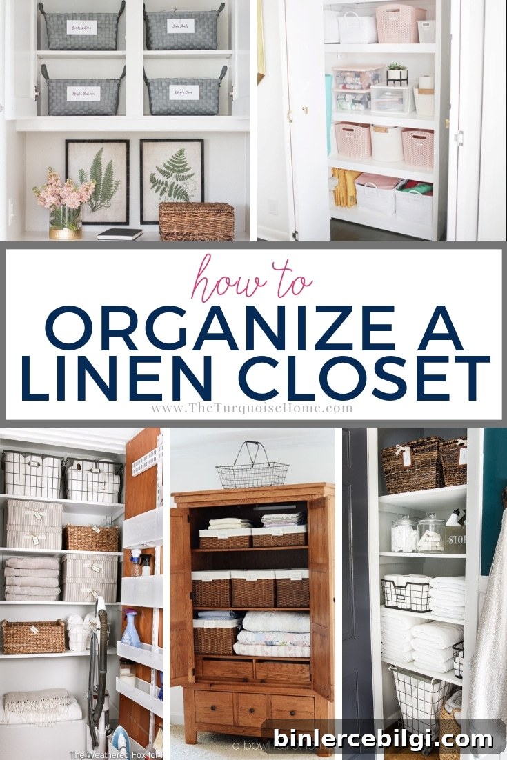 How to Organize a Linen Closet from the top organizational bloggers on the web!