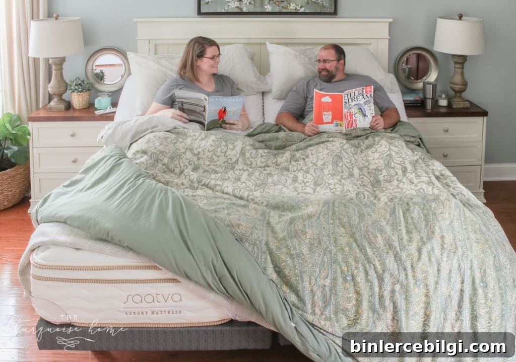 Couple happy with two Twin XL mattresses