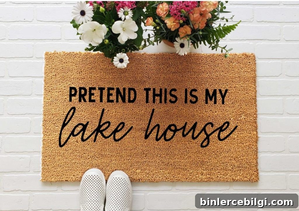 Pretend this is my lake house doormat