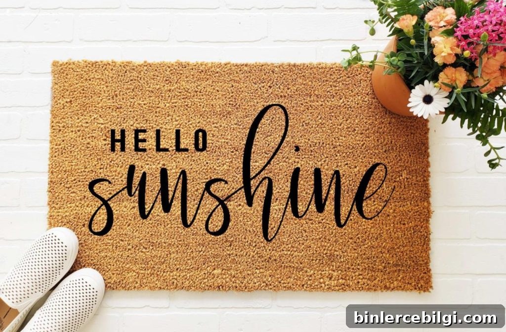 Hello Sunshine Doormat