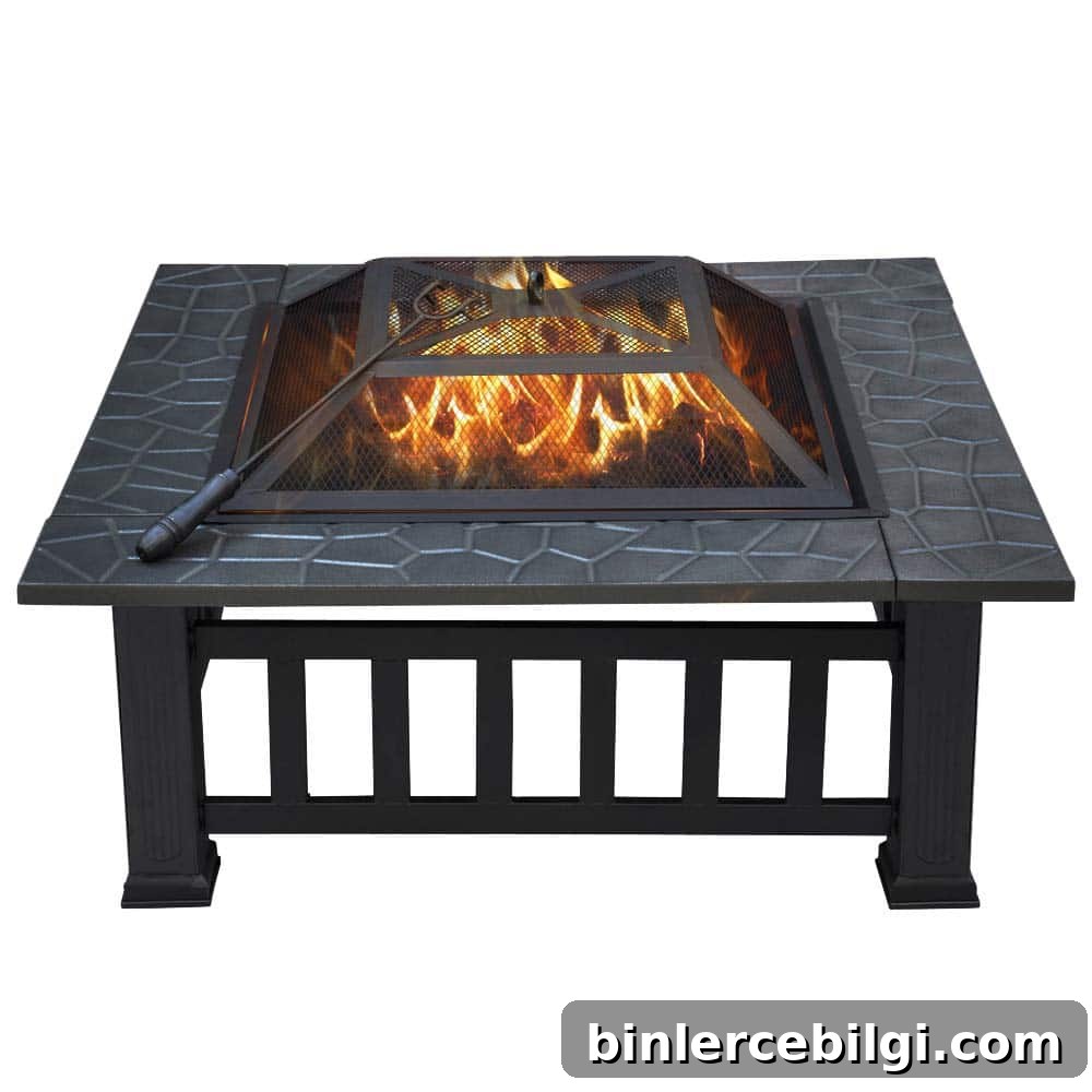 DIY Fire Pit Ideas and Where to Buy Them 11 Yaheetech 32" Outdoor Metal Firepit