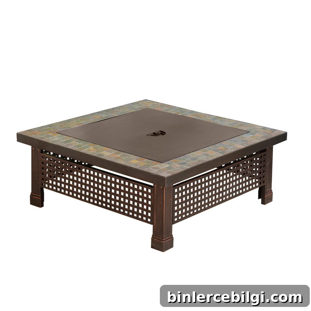 DIY Fire Pit Ideas and Where to Buy Them 17 Bradford Square Steel Wood Fire Pit