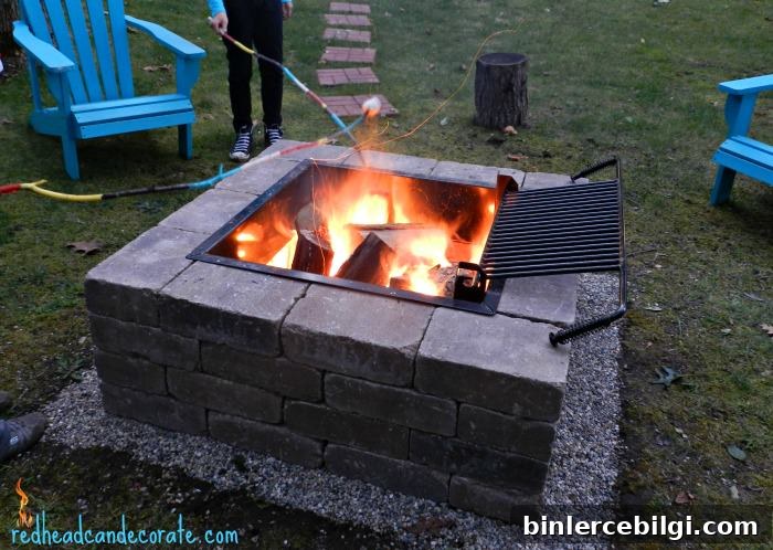 DIY Fire Pit Ideas and Where to Buy Them 7 Firepit kit assembled