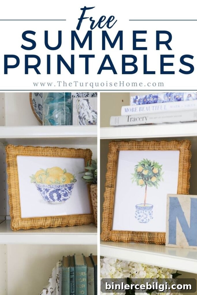 Free Lemon Tree Summer Printables