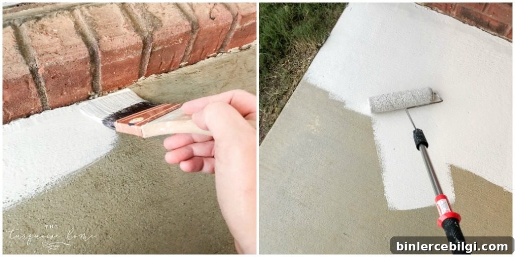 How to Paint a Concrete Patio for Long-Lasting Results 7 Valspar's Porch, Floor and Patio Latex Paint - How to Paint A Concrete Patio