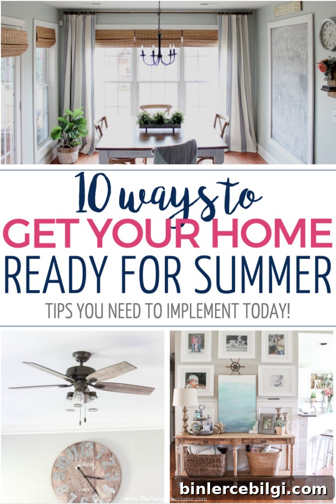 10 Ways to Get Your Home Ready for Summer 