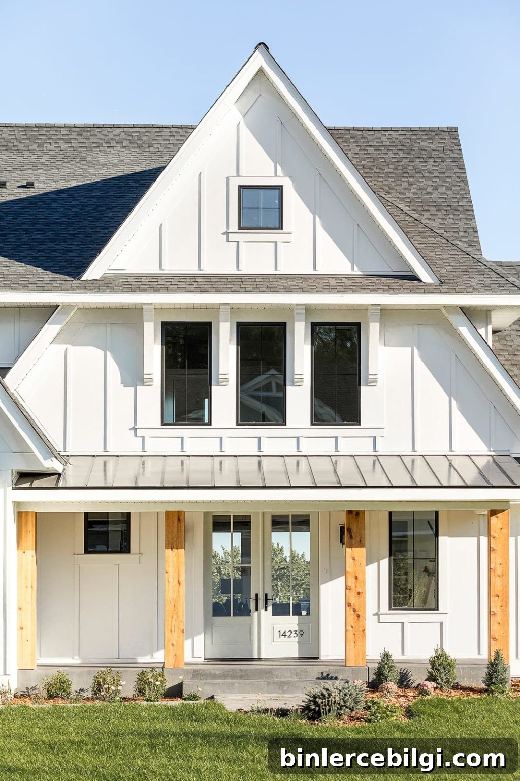 Sea Salt by Sherwin Williams front door