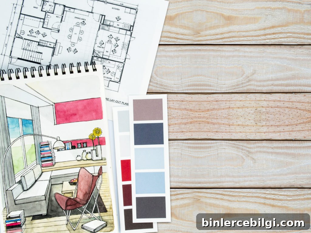 Space planning and home decor concepts