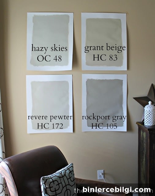 I recommend getting samples when choosing a new paint color!