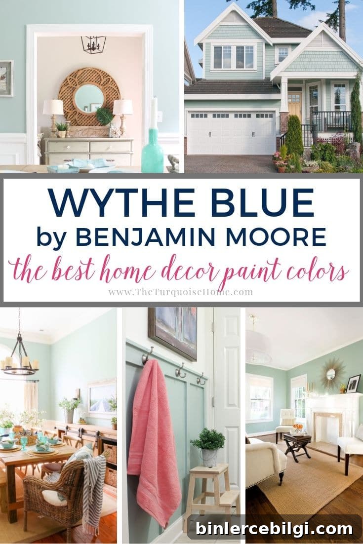 Benjamin Moore Wythe Blue HC-143: Color Review and Room Photos 2 Benjamin Moore Wythe Blue (HC-143): Paint Color Review + Real Room Examples