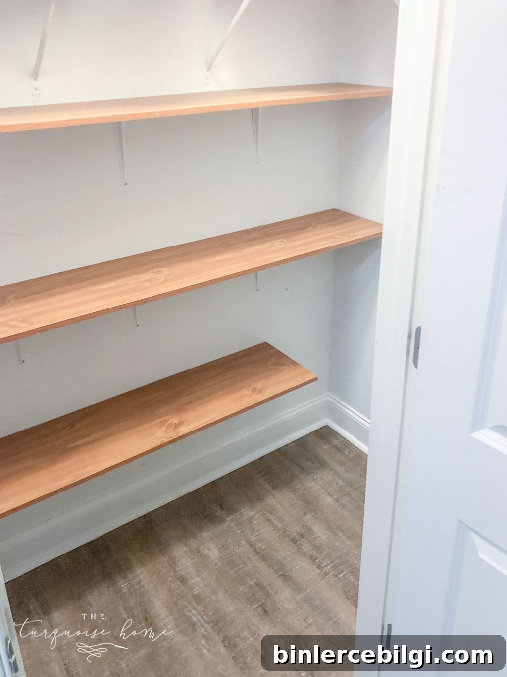 DIY Closet Shelves: Step-by-Step Beginner Guide 2 Utilize vertical space in a closet to make a DIY Pantry space!
