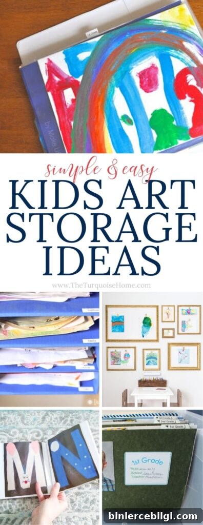 Kids Art Storage Ideas