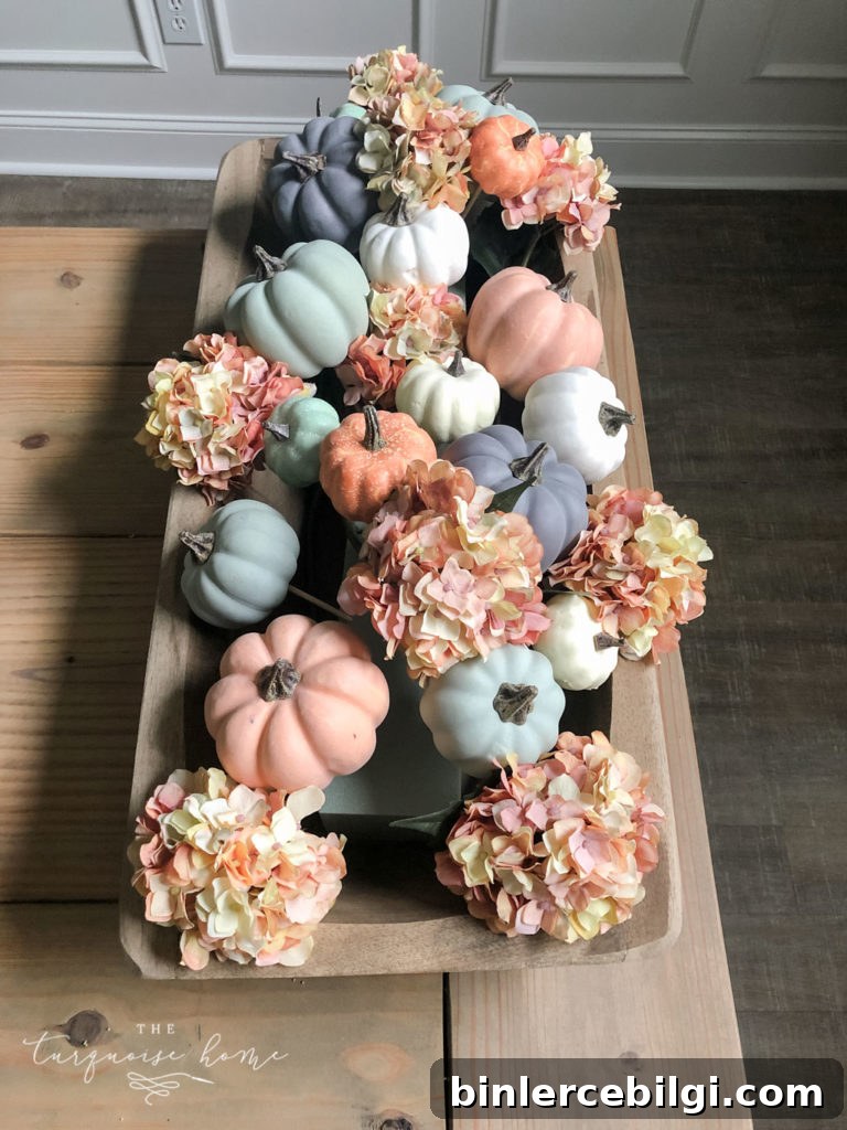 Start filling it in with the floral stems