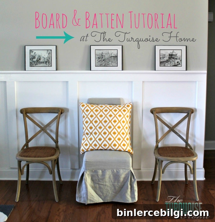 DIY board and batten tutorial