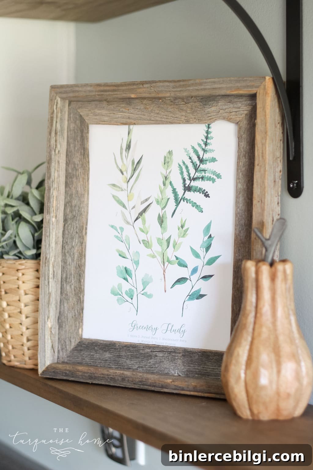 Greenery Study Fall Printables for you! Enjoy free fall printables for your home decor.