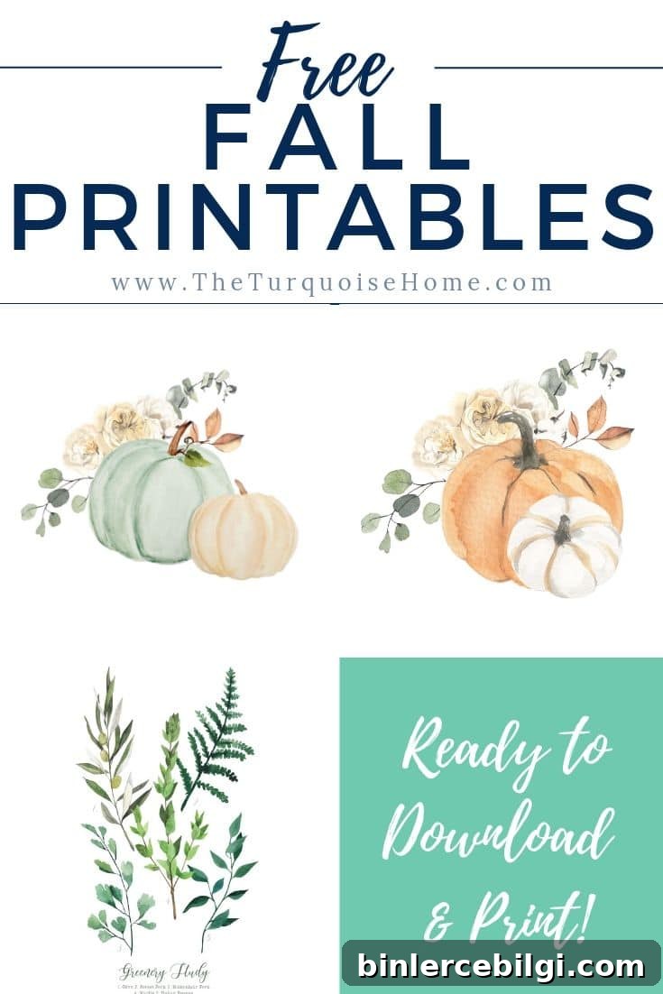 Free Fall Printables | Free Printable | Free Printables | Autumn Printables | Pumpkin Decor | Fall Decor