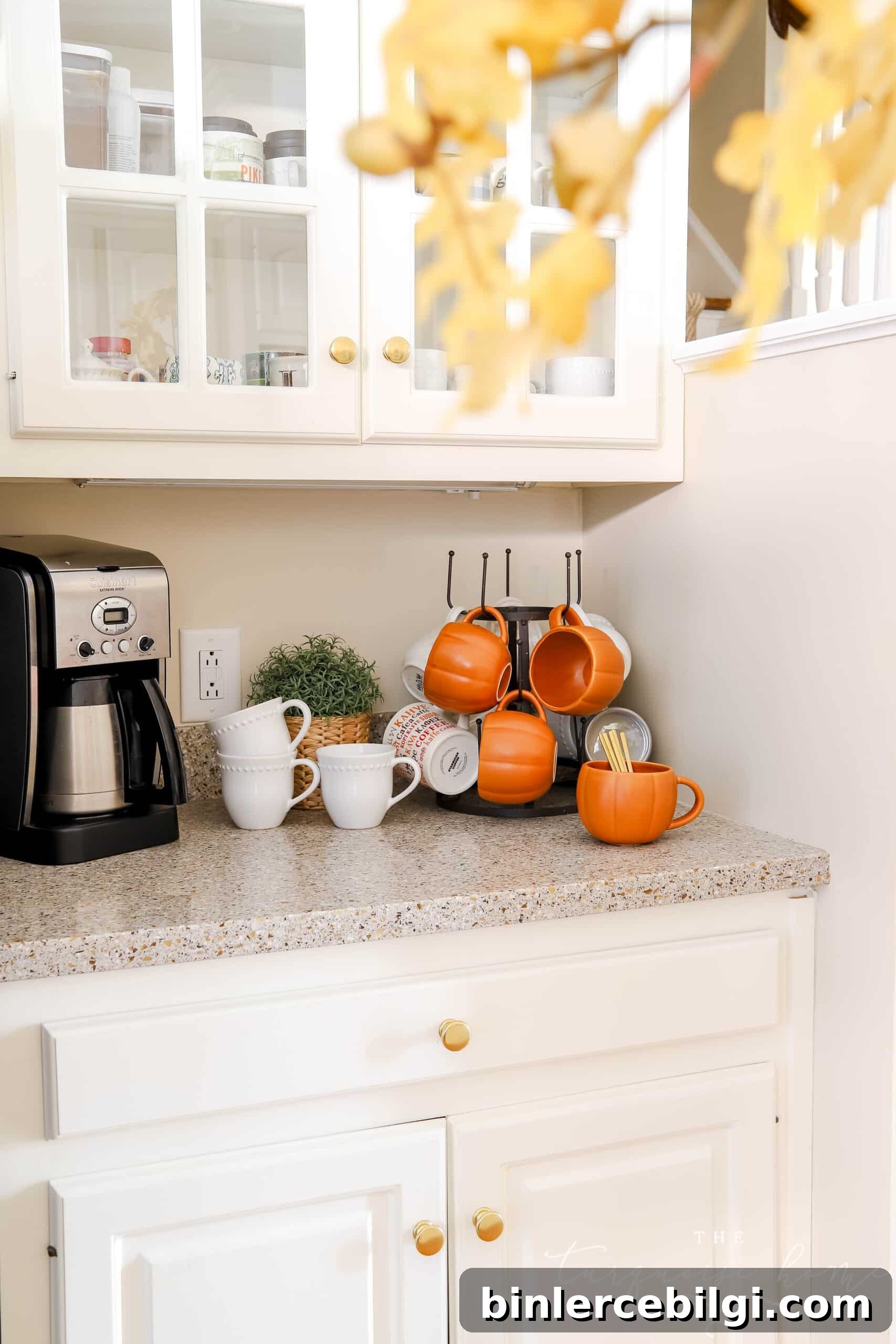 fall coffee station