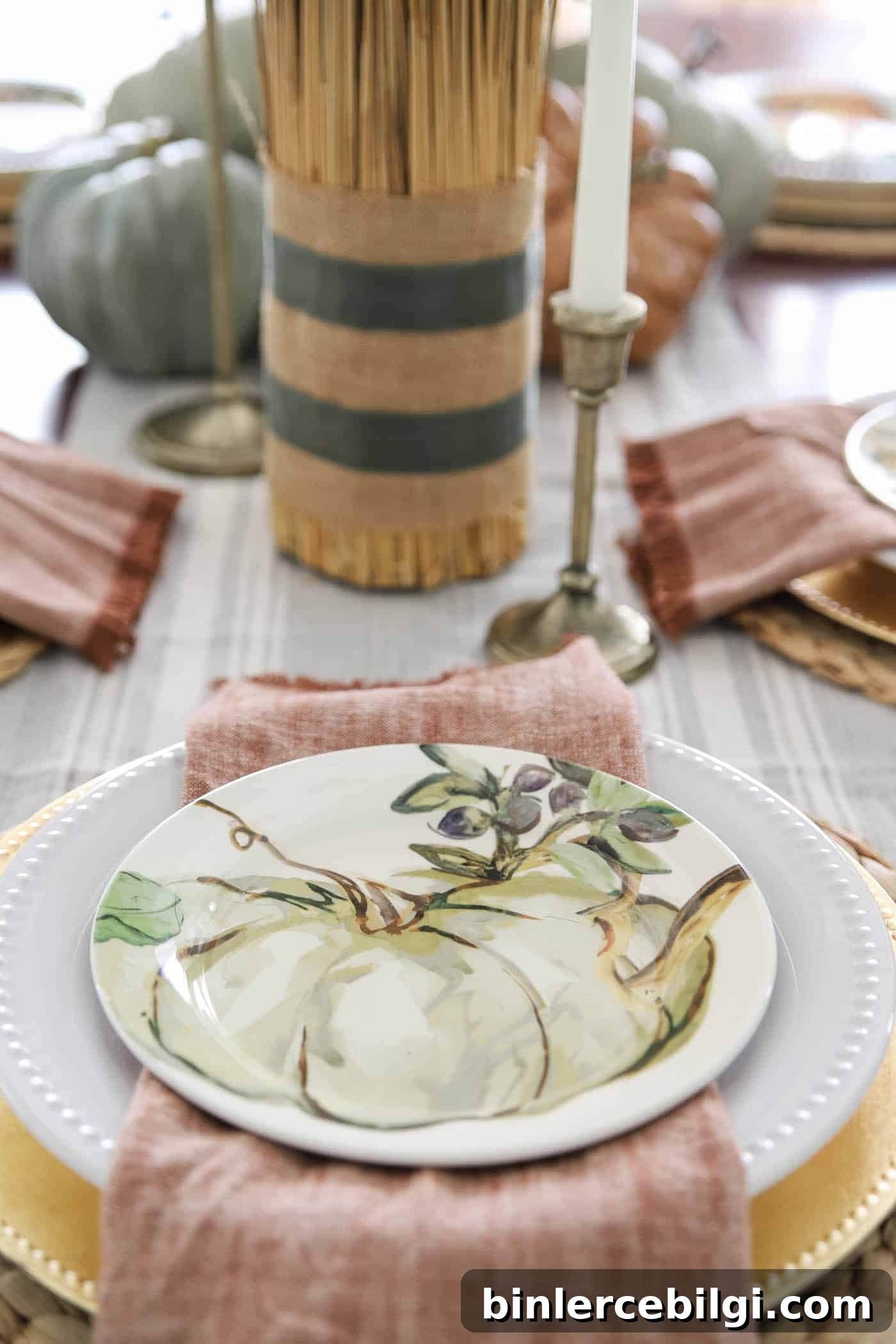 Fall salad plate