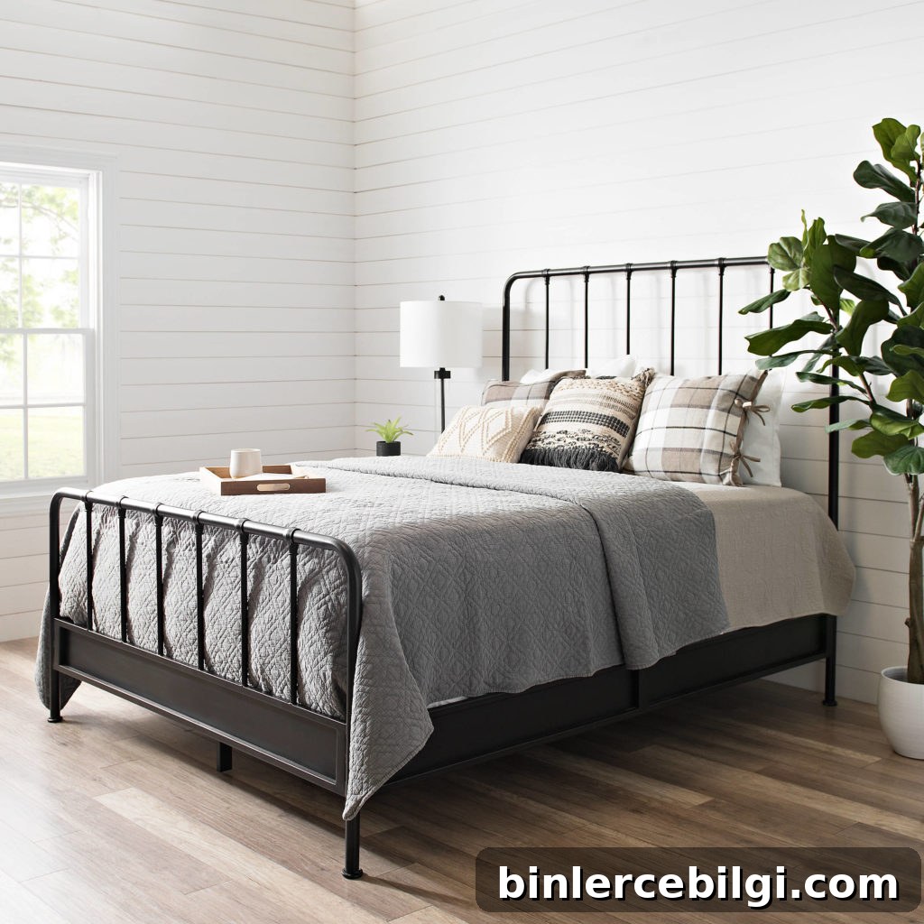 Farmhouse Bedding Ideas to Transform Your Bedroom 6 Simple Gray Stonewash Quilt | farmhouse bedding