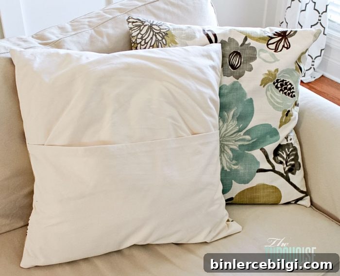 Make cheap pillows by learning how to sew!