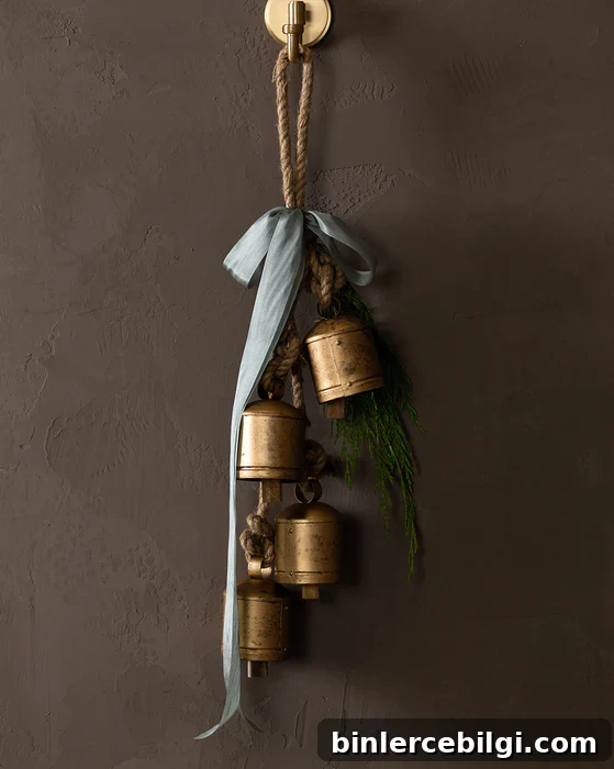 holiday styled winter bells