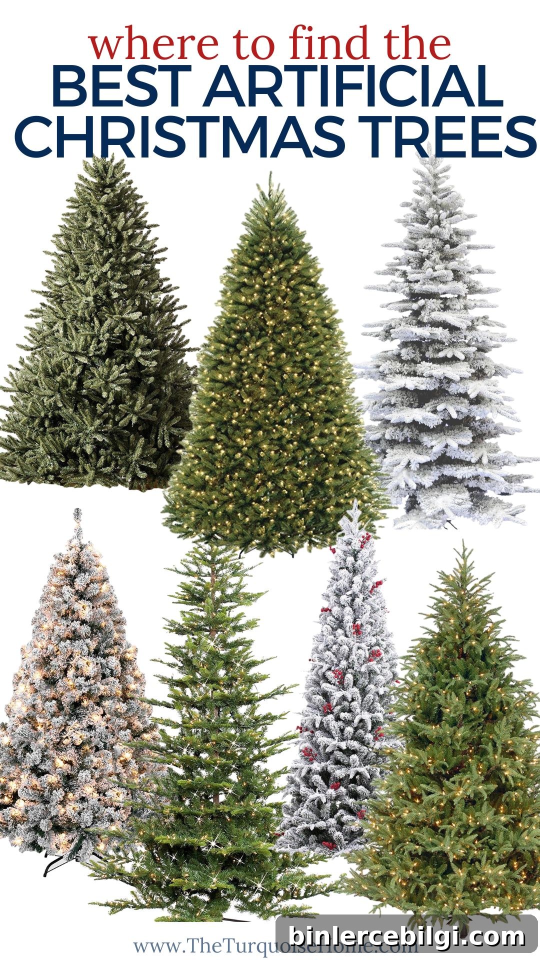 Where to Find the BEST Artificial Christmas Trees