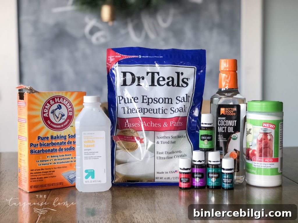 How to Make Bath Bombs with a Free Printable Gift Tag 3 DIY Bath Bomb Supplies