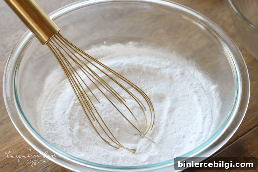 How to Make Bath Bombs with a Free Printable Gift Tag 4 Bath Bomb Recipe - mix all of the dry ingredients first!