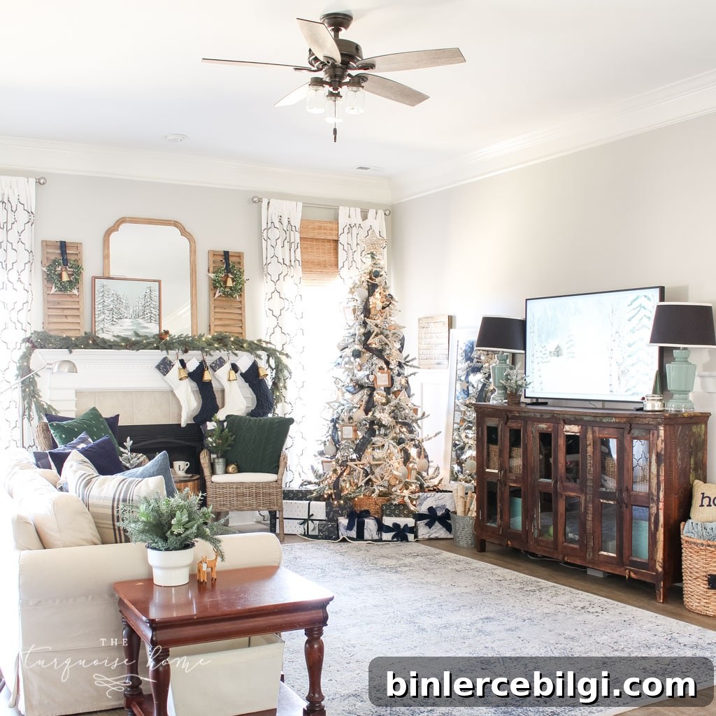 Farewell Christmas Home Tour: Inspiring Holiday Decor 2 Classic, simple Christmas living room