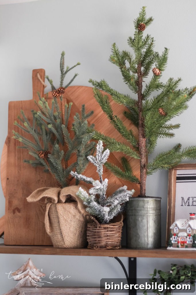 Farewell Christmas Home Tour: Inspiring Holiday Decor 16 Mini Christmas Trees