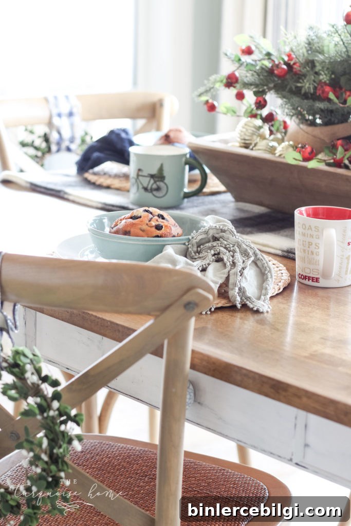 Farewell Christmas Home Tour: Inspiring Holiday Decor 8 Muffin Christmas Breakfast Decor