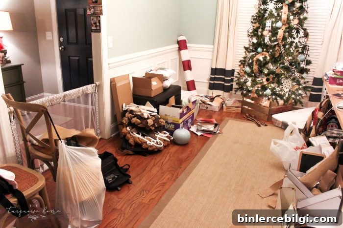 Decluttering and organized office
