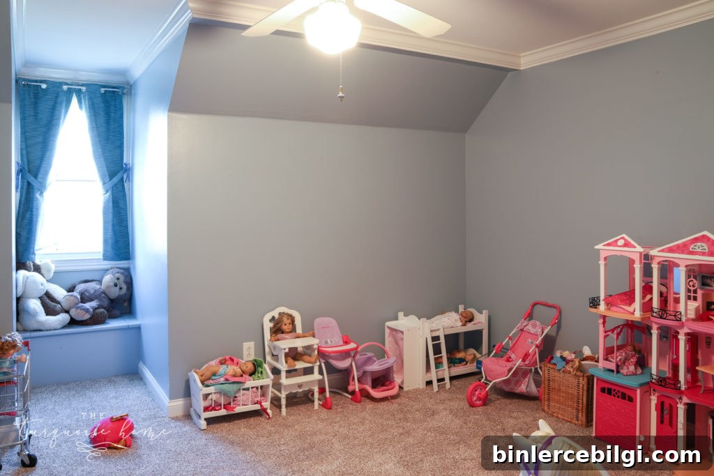 Play room in the new house. 