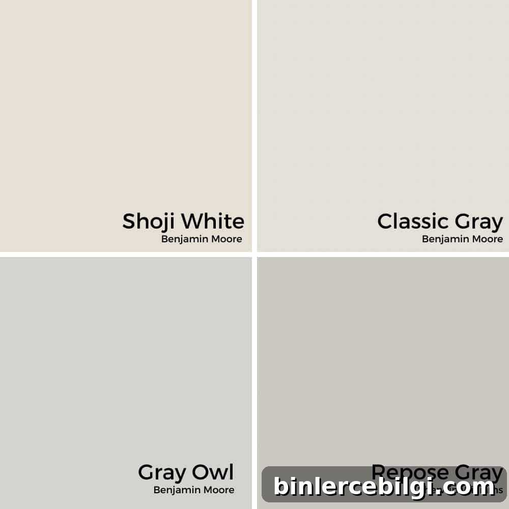 Classic Gray vs. Repose Gray