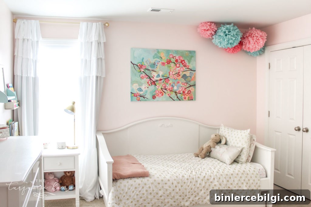 Big Girl Room | Less of a Hot Mess Decluttering E-mail Challenge