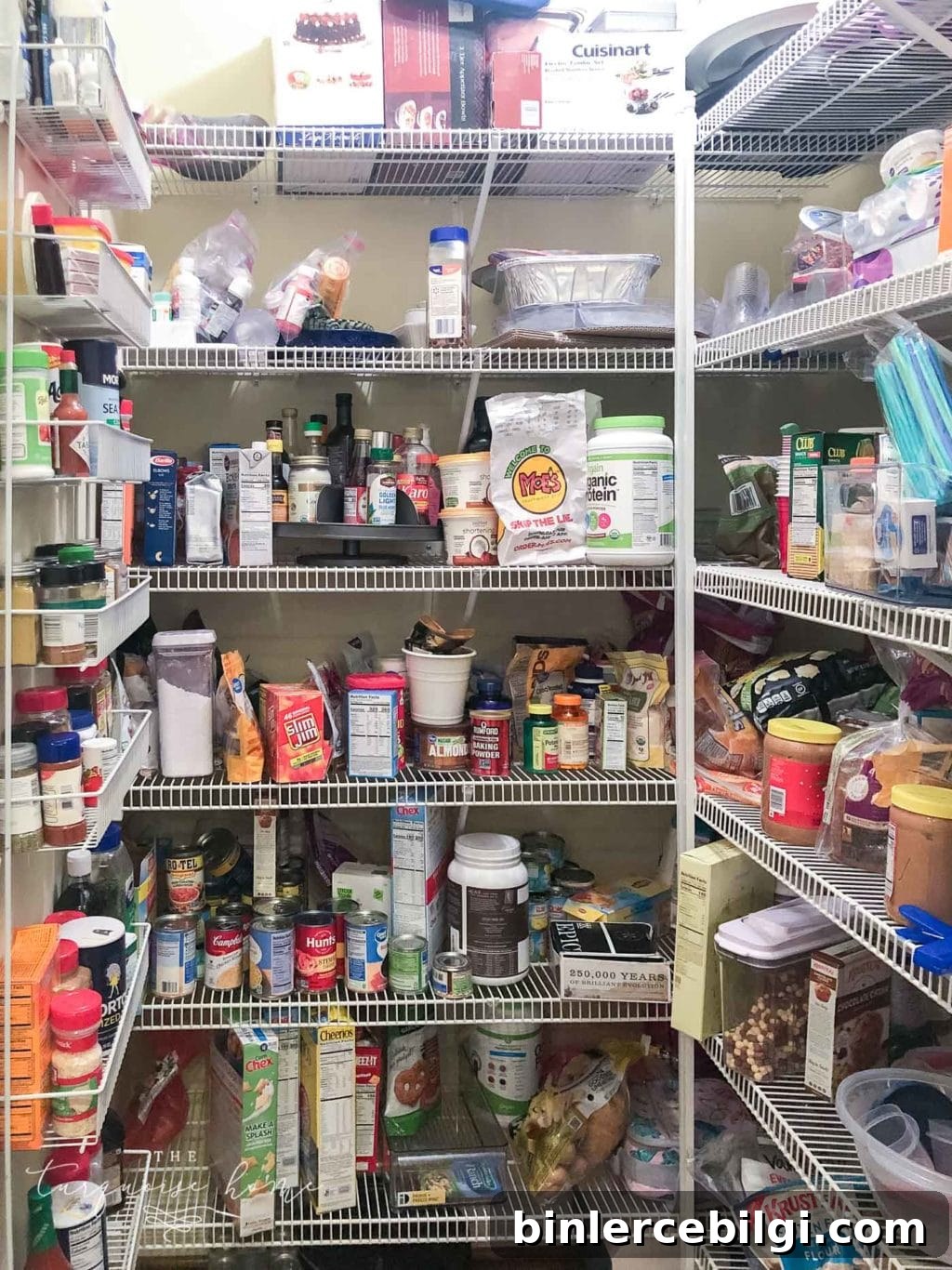 How to Organize a Pantry - the before pic.