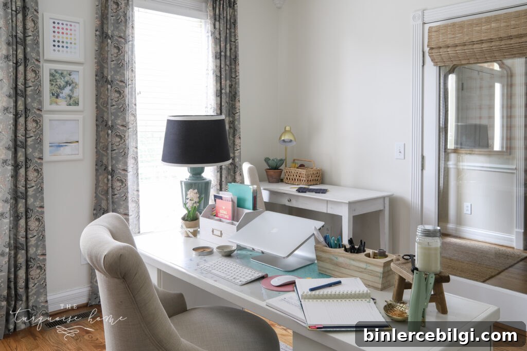 Large Desk Office Organization Ideas