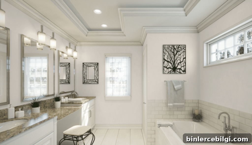 Sherwin-Williams Shoji White: Paint Color Review and Photos 9 Shoji White Bathroom