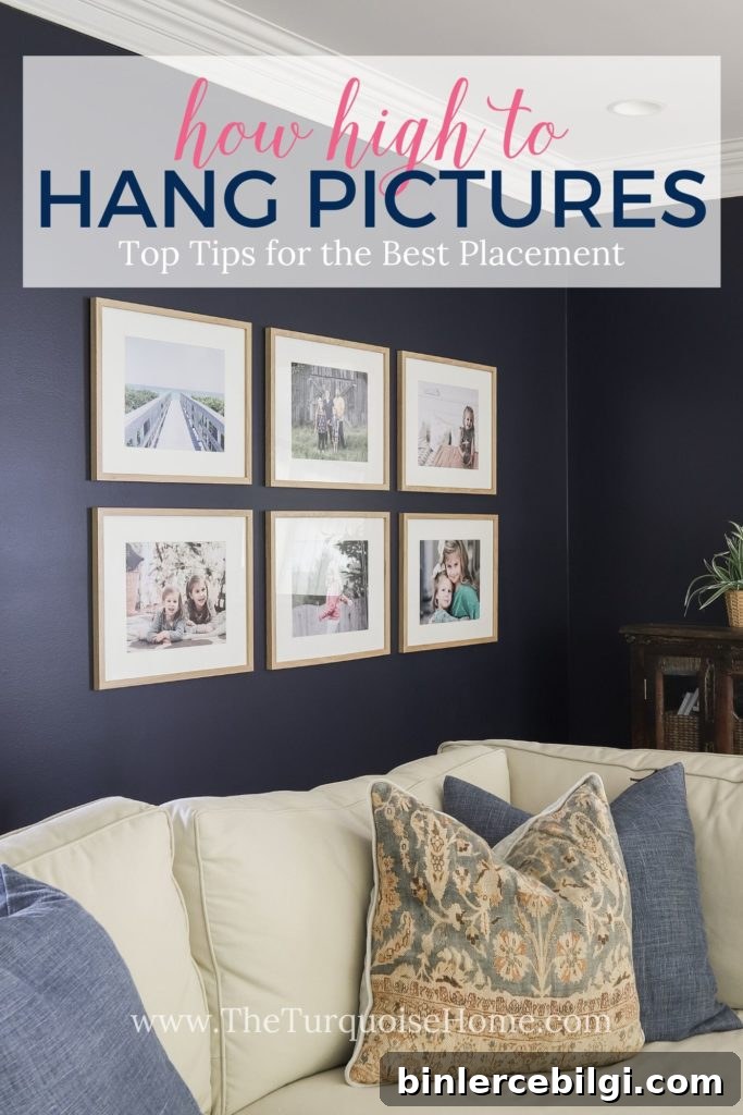 How High to Hang Pictures
