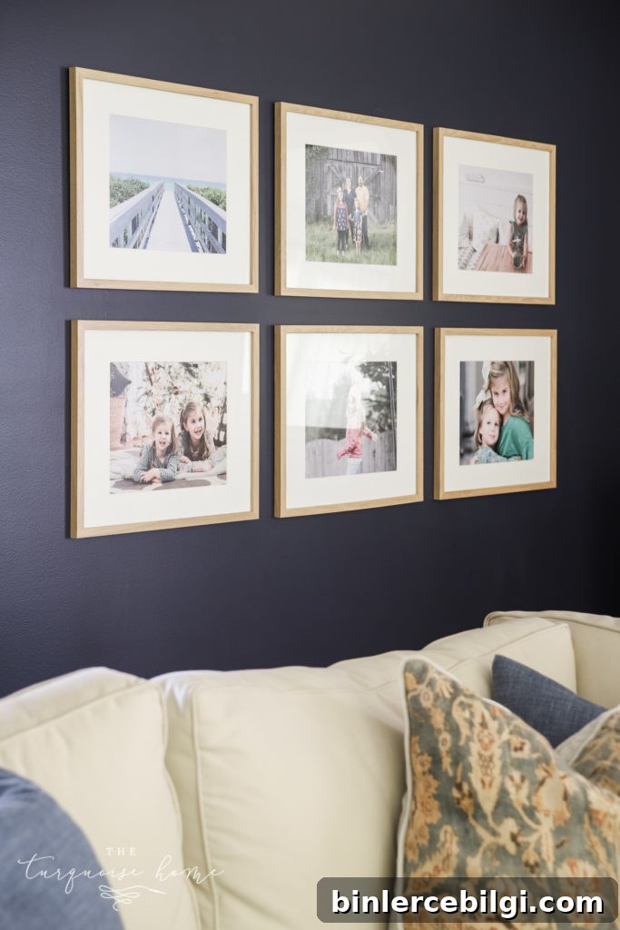 Gallery Wall in the Living Room