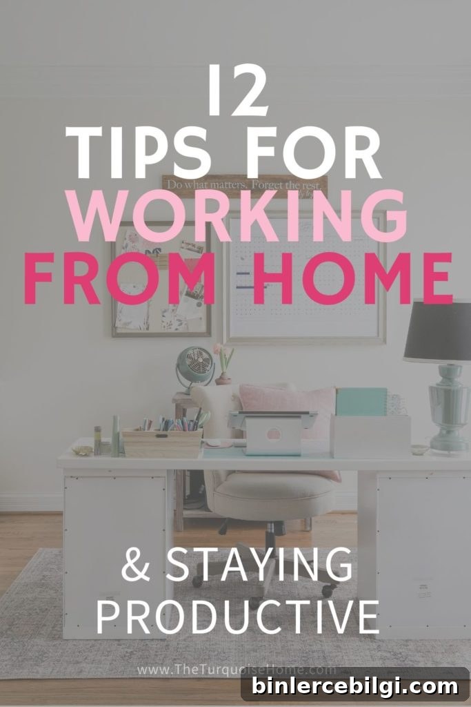 12 Tips for Working from Home & Staying Productive