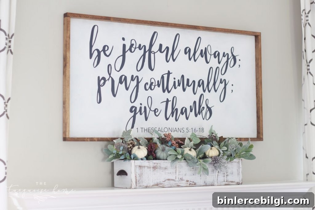 diy home decor large wooden sign