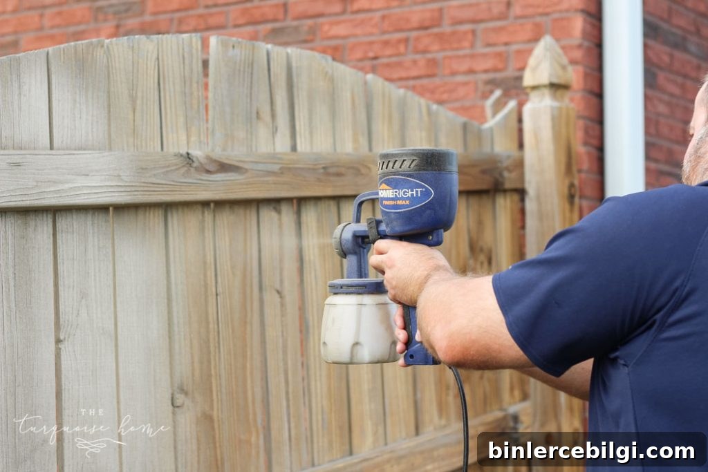 How to Paint a Wooden Fence 