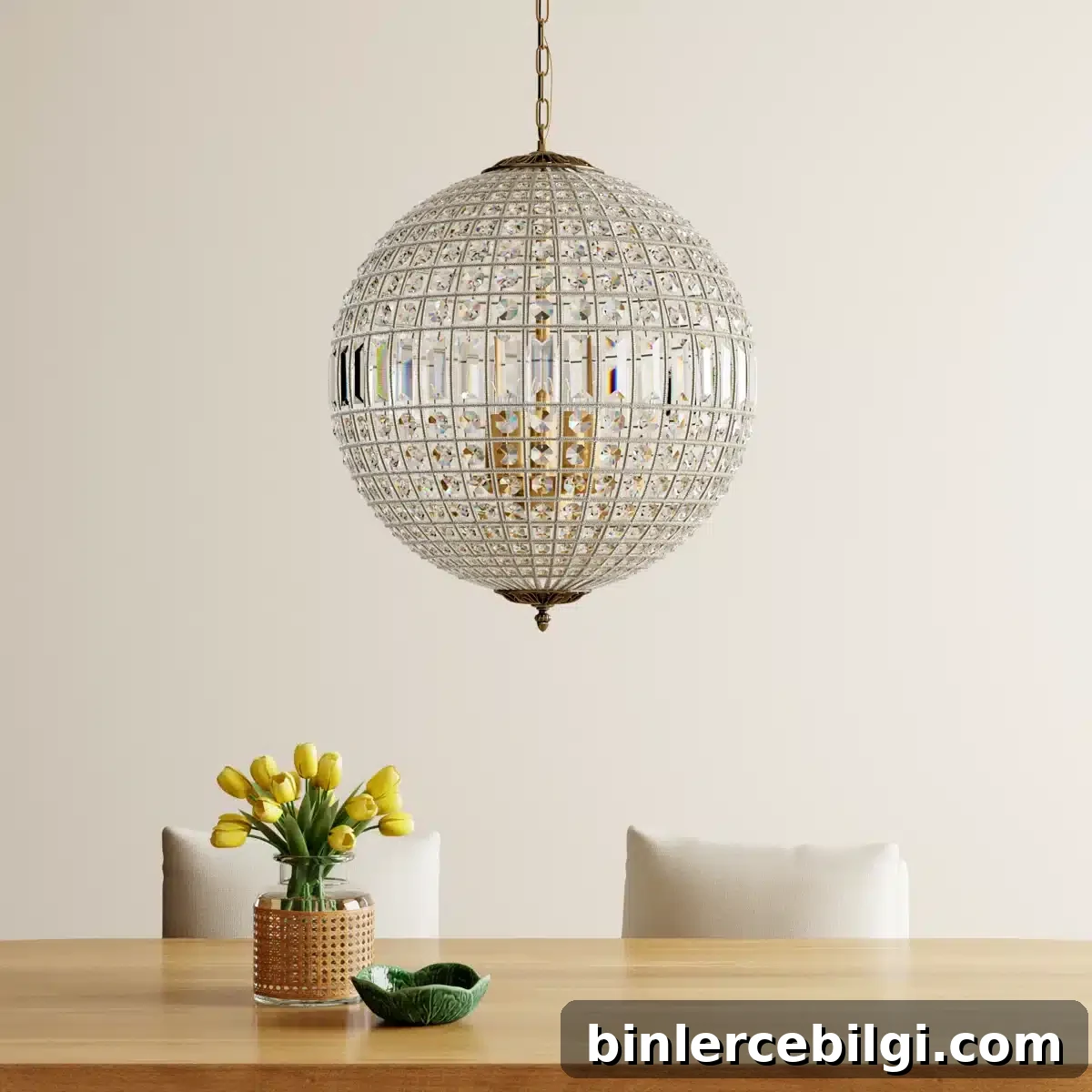 dimmable globe chandelier