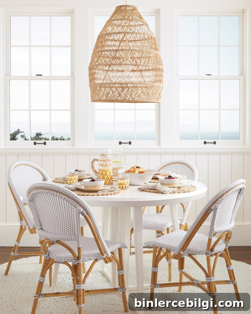 woven rattan pendant