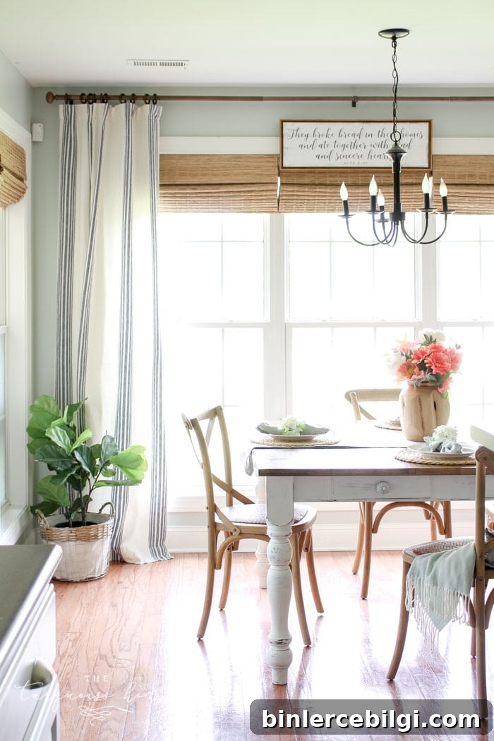 Casual farmhouse kitchen